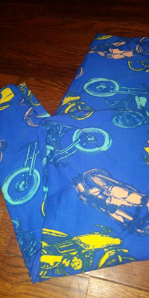 LuLaroe vintage motorcycle OS leggings LLR